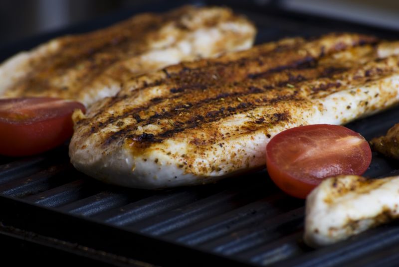 BBQ Chicken Roundtable pizza with smoky sauce and grilled chicken