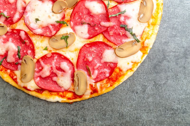 Classic Pepperoni pizza with generous pepperoni toppings